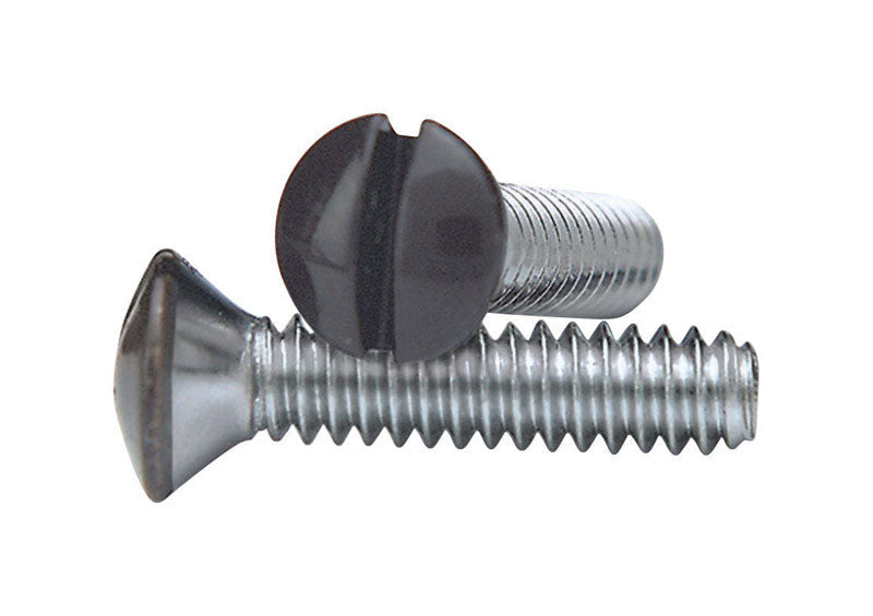 Amerelle Brown Steel Wall Plate Screws PSB 10 pk