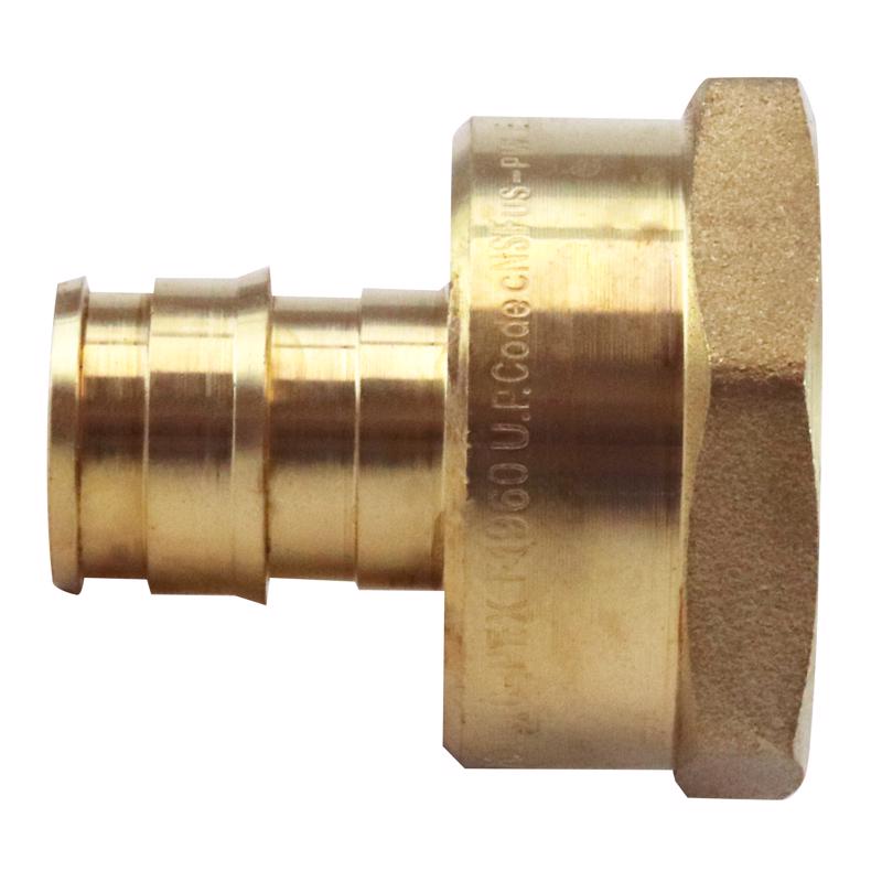 Apollo PEX-A 1/2 in. Expansion PEX in to X 3/4 in. FNPT Brass Adapter EPXFA1234