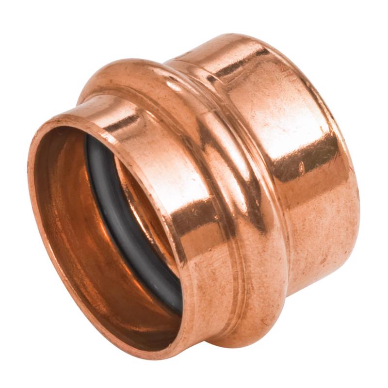 NIBCO 1 in. Press X 1 in. Press Wrought Copper Cap 9172750PCU 1 pk