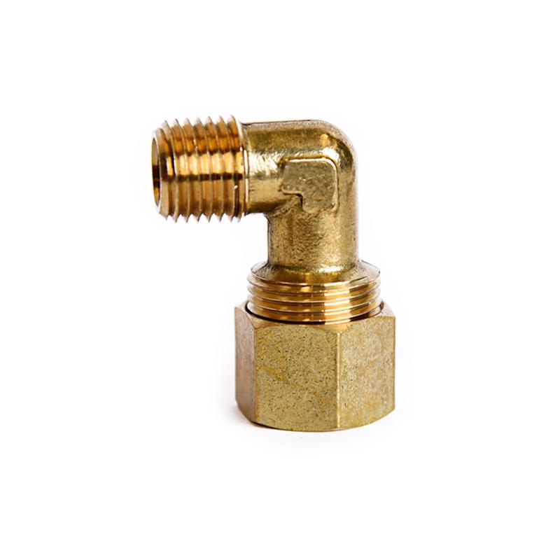 ATC 1/2 in. Compression X 1/4 in. MPT Brass 90 Degree Street Elbow 6JC121010711029, Pack of 5