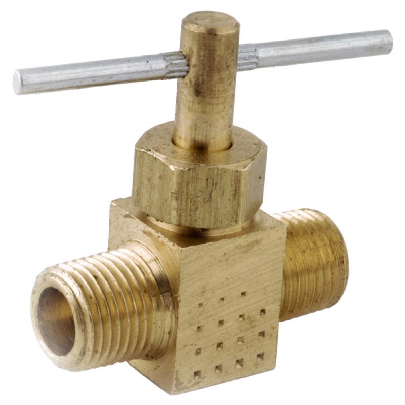 Anderson Metals 1/8 in. 1/8 in. Brass Needle Valve 59108-02AH
