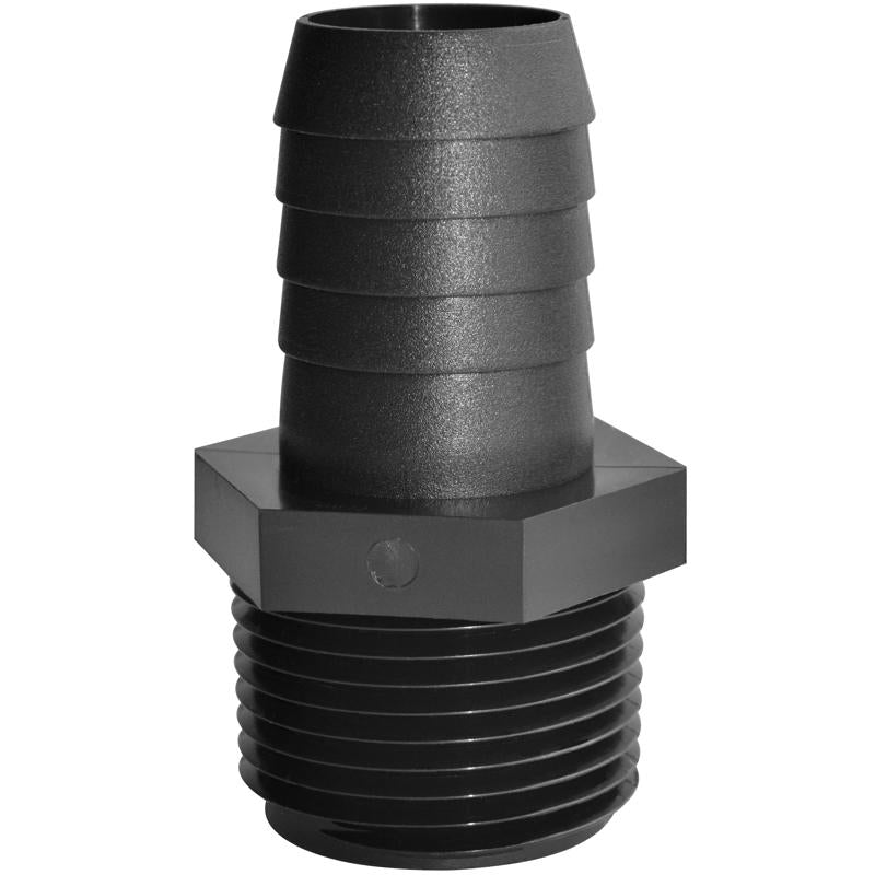Green Leaf 1/2 in. MPT X 1/2 in. Barb Polypropylene Hose Adapter A1212PBG1 1 pk