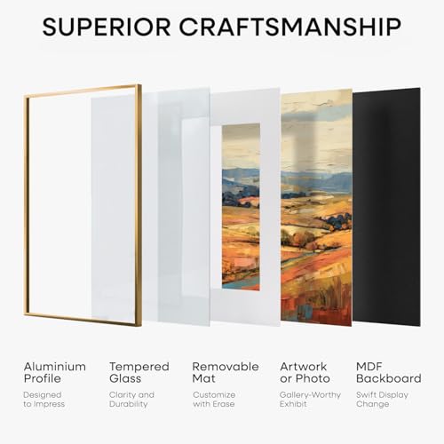 14x14 Bronze Picture Frame (3 Count)