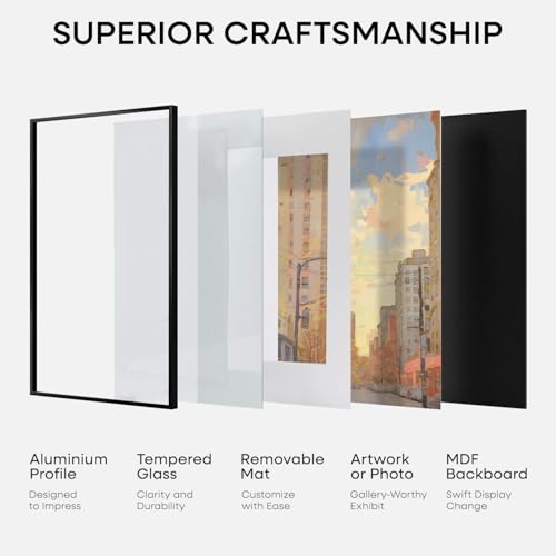 14x18 Black Picture Frame (3 Count)