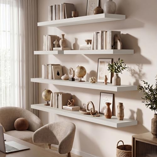 55 Inch Floating Shelves for Wall