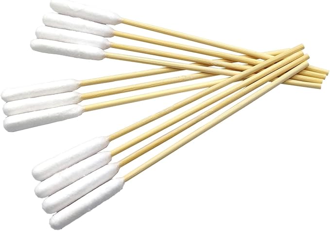 Dog Q Tips, Qtips Cotton Swabs for Dogs, 6-Inch Long Ear Cleaning Swabs, Wound Care, 800 Count, Eco-Friendly Bamboo Cotton, Pet Ear Care