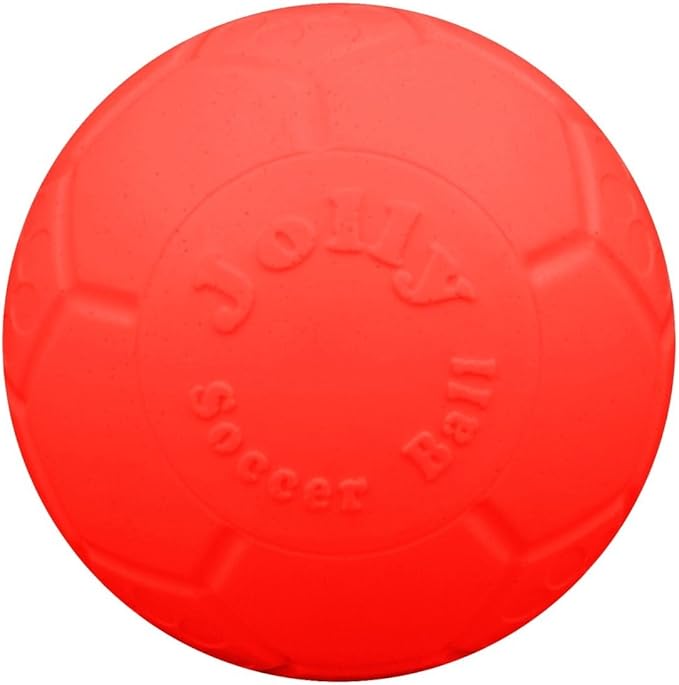 Jolly Pets Medium Soccer Ball Floating-Bouncing Dog Toy, 6 inch Diameter, Apple Green (SB06 GR)