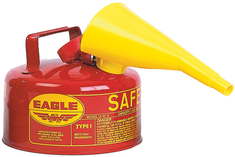 Eagle Steel Safety Gas Can 1 gal UI10FS