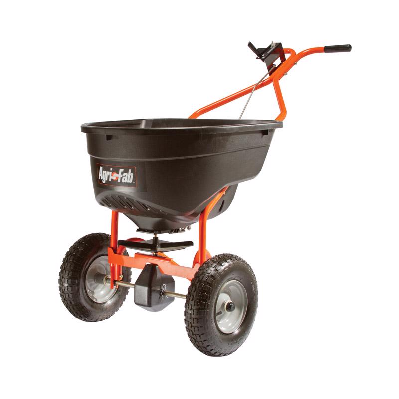 Agri-Fab 12 ft. W Push High-Output Spreader For Fertilizer/Ice Melt/Seed 130 lb. cap. 45-0614