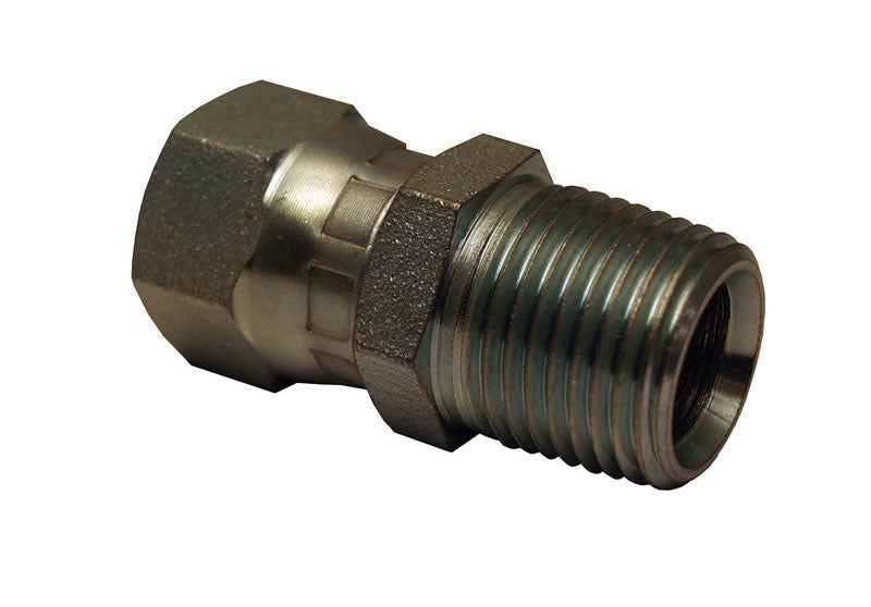 Apache Steel 1/2 in. x 1/2 in. Hydraulic Adapter 39039202 1 pk