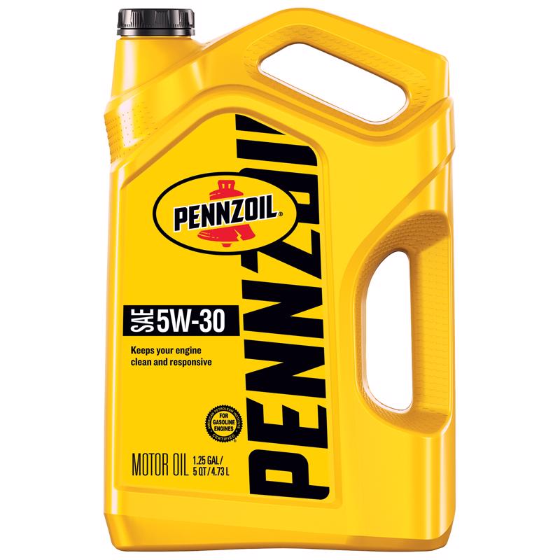 Pennzoil 5W-30 4-Cycle Conventional Motor Oil 5 qt 550045208 1 pk, Pack of 3