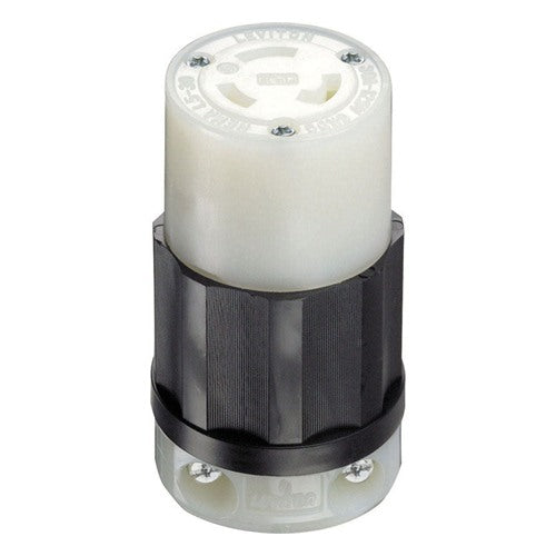 Leviton Industrial Thermoplastic Curved Blade/Ground Locking Connector L5-30R 02613-0BX