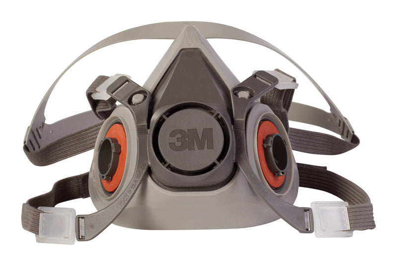 3M Half Face Respirator 6000 Series Gray M 6200 1 pc