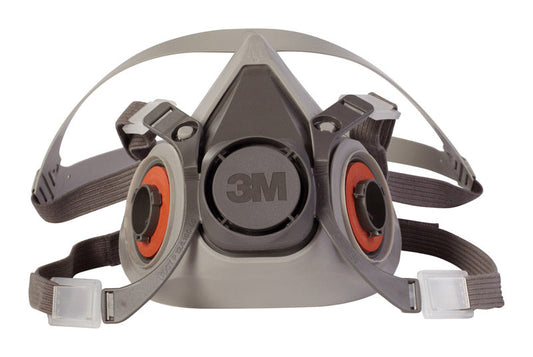 3M Half Face Respirator 6000 Series Gray M 6200 1 pc