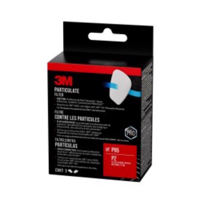 3M P95 Paint Spray and Pesticide Respirator Mask Replacement Filter 5000 White 3 pair 5P71P3-C