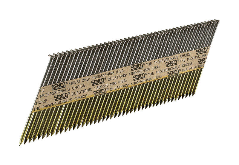Senco 3 in. L X .131 Ga. Angled Strip Bright Framing Nails 34 deg KC27APBX 2500 pk