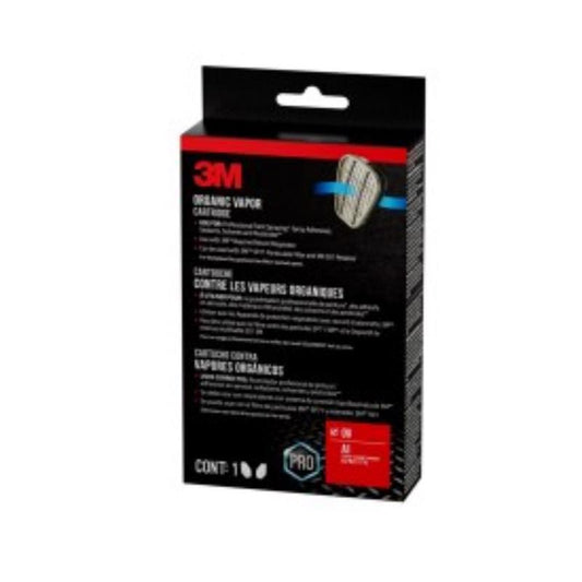 3M N95 Sanding and Lead Paint Removal Replacement Cartridge 6000 Gray 1 pair 6001P1-DC