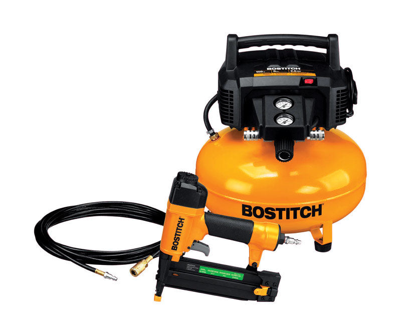 Bostitch 18 Ga. Brad Nailer and Compressor Kit BXCM1KIT