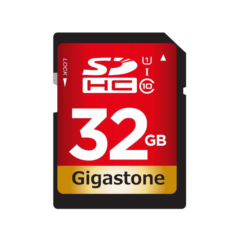 Gigastone 32 GB SDHC Flash Memory Card GS-SDHC80U132G 1 pk
