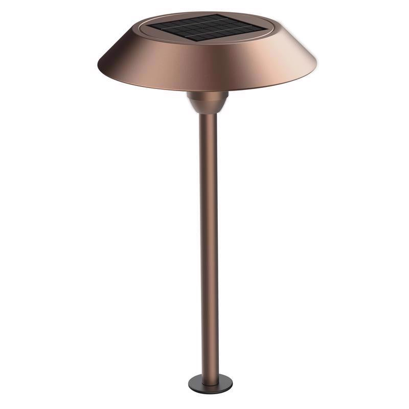 Feit OneSync Bronze Solar Powered 0.4 W LED Pathway Light PATH/SYNC/SOLBZ 1 pk