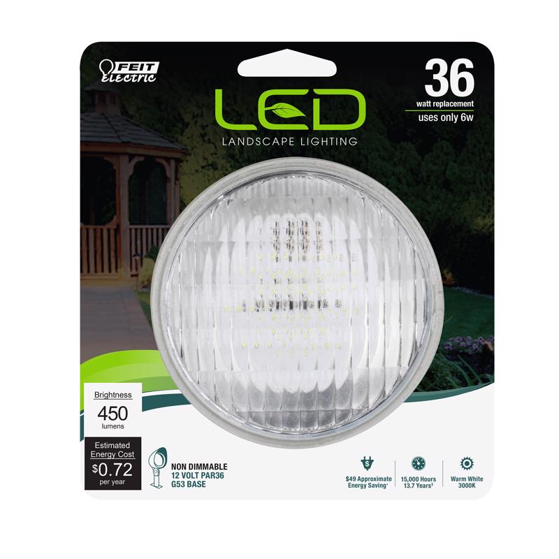 Feit PAR36 G23 LED Floodlight Bulb Warm White 36 Watt Equivalence BPLVPAR3636/LED 1 pk