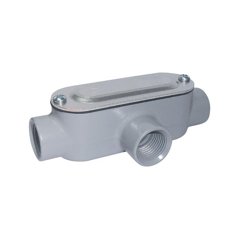 Sigma Engineered Solutions ProConnex 3/4 in. D Die-Cast Aluminum Conduit Body For Rigid 02-55642T 1 pk