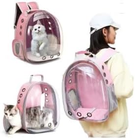 Backpack Pet Carriers - Pet Bubble Backpack,Small Space Pet Travel Bag,Waterproof Breathable, Airline Approved,for Travel,Hiking,Walking & Outdoor Use