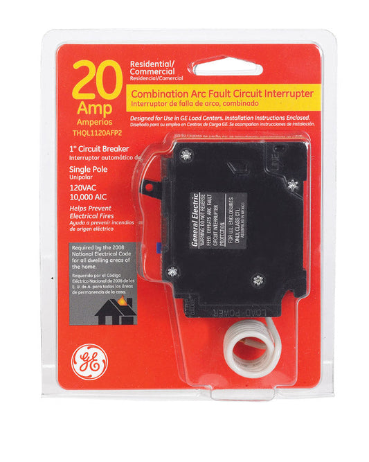 ABB Q-Line 20 amps Arc Fault Single Pole Circuit Breaker THQL1120AF2A