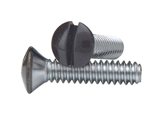 Amerelle Brown Steel Wall Plate Screws PSB 10 pk