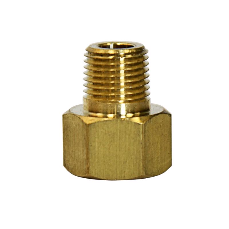 ATC 5/16 in. Flare X 1/8 in. MPT Brass Inverted Flare Adapter 6JC050810721029, Pack of 5