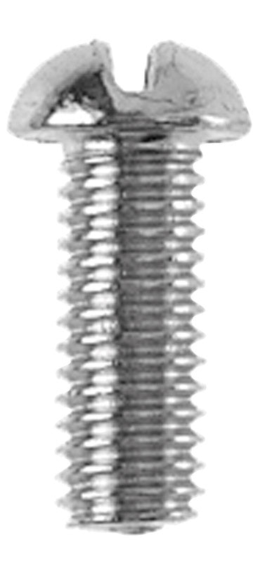 Danco No. 10-32 X 1/2 in. L Slotted Round Head Brass Bibb Screw 35148B 1 pk, Pack of 5