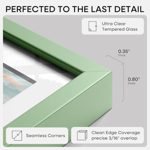 13x17 Green Picture Frame