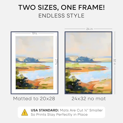 24x32 Blue Poster Frame