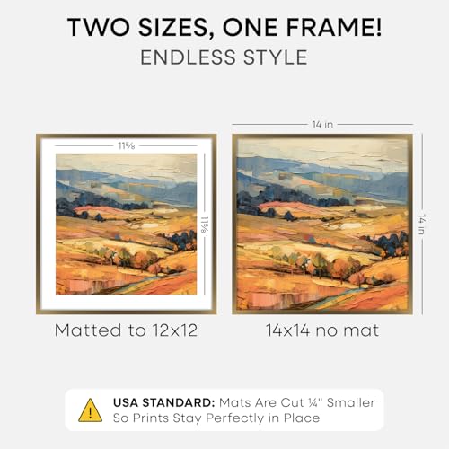 14x14 Bronze Picture Frame (3 Count)