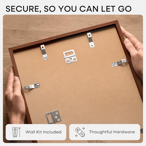 8x24 Brown Oak Panoramic Picture Frame (2 Count)
