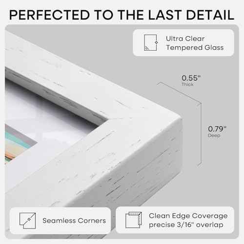 12x16 White Oak Picture Frame