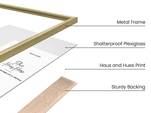 11x14 Gold Picture Frames (3 Count)
