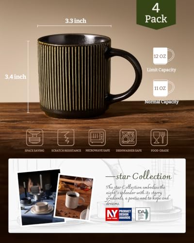 Coffee Mug Set of 4 (48 Count)