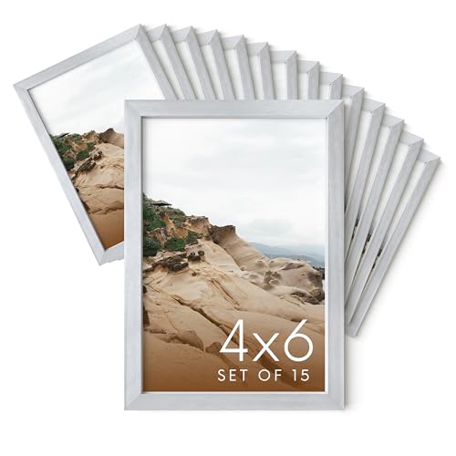 4x6 Silver Metal Picture Frames