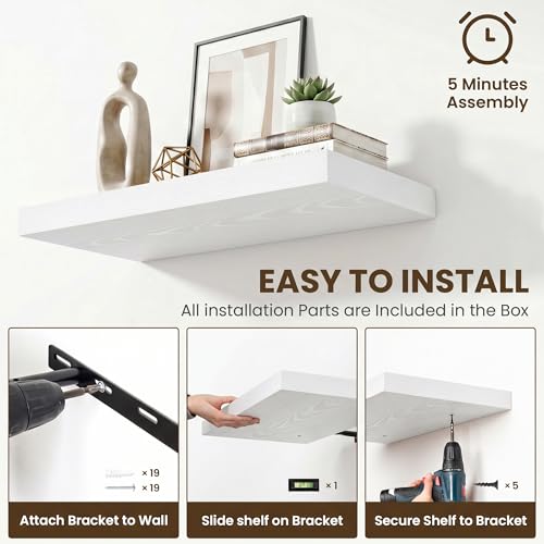 48 Inch Floating Shelves for Wall Set of 1