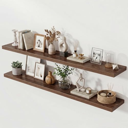 72 Inch Long Floating Shelves for Wall
