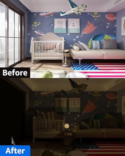 Blackout Curtains Portable 72”x96” No Drill Black Out Window Cover