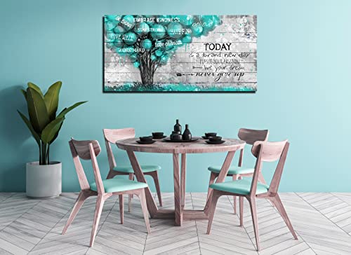 Teal Wall Decor For Office
