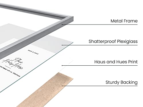 4x6 Silver Metal Picture Frames