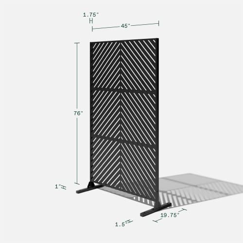 Block Series Span Planter + Arrow Privacy Screen Set