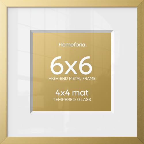 6x6 Gold Picture Frame (3 Count)