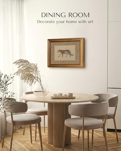 Vintage Gold Framed Wall Art for Living Room