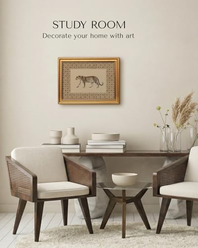 Vintage Gold Framed Wall Art for Living Room