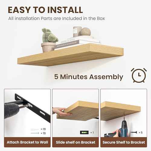 72 inch Floating Shelves for Wall