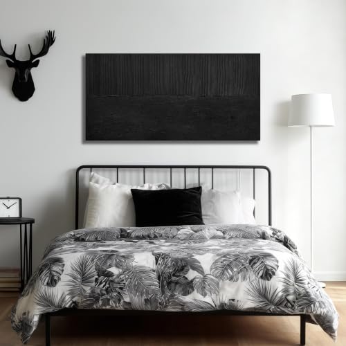 Minimalist Wall Decor for Living Room Large Abstract Wall Art Bedroom Black Painting Wall Art for Dining Room 29 x 58 Inch